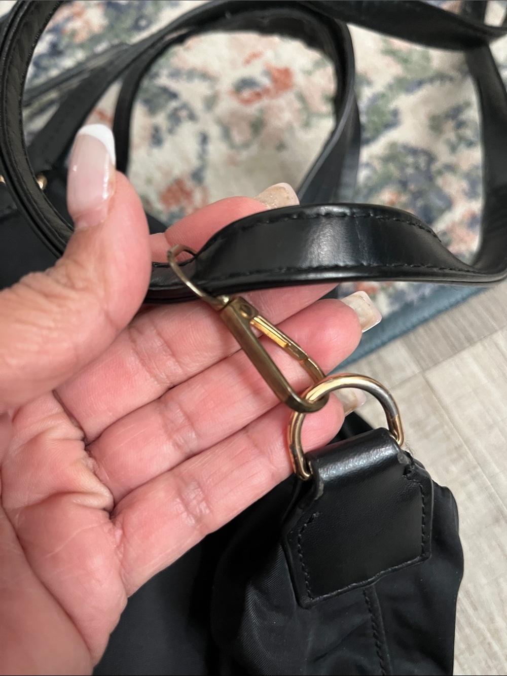 Tory Burch Black Nylon Bag - Picture 4 of 12